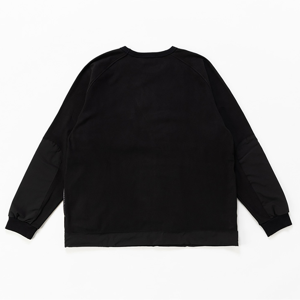 クリフメイヤー（KRIFF MAYER）（メンズ）モチノビ デザイン クルーネック 長袖Tシャツ 2417815 19 BLACK