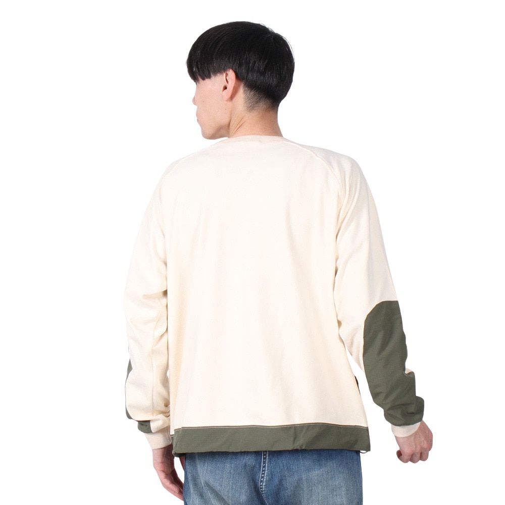 クリフメイヤー（KRIFF MAYER）（メンズ）モチノビ デザイン クルーネック 長袖Tシャツ 2417815:9:NATURAL