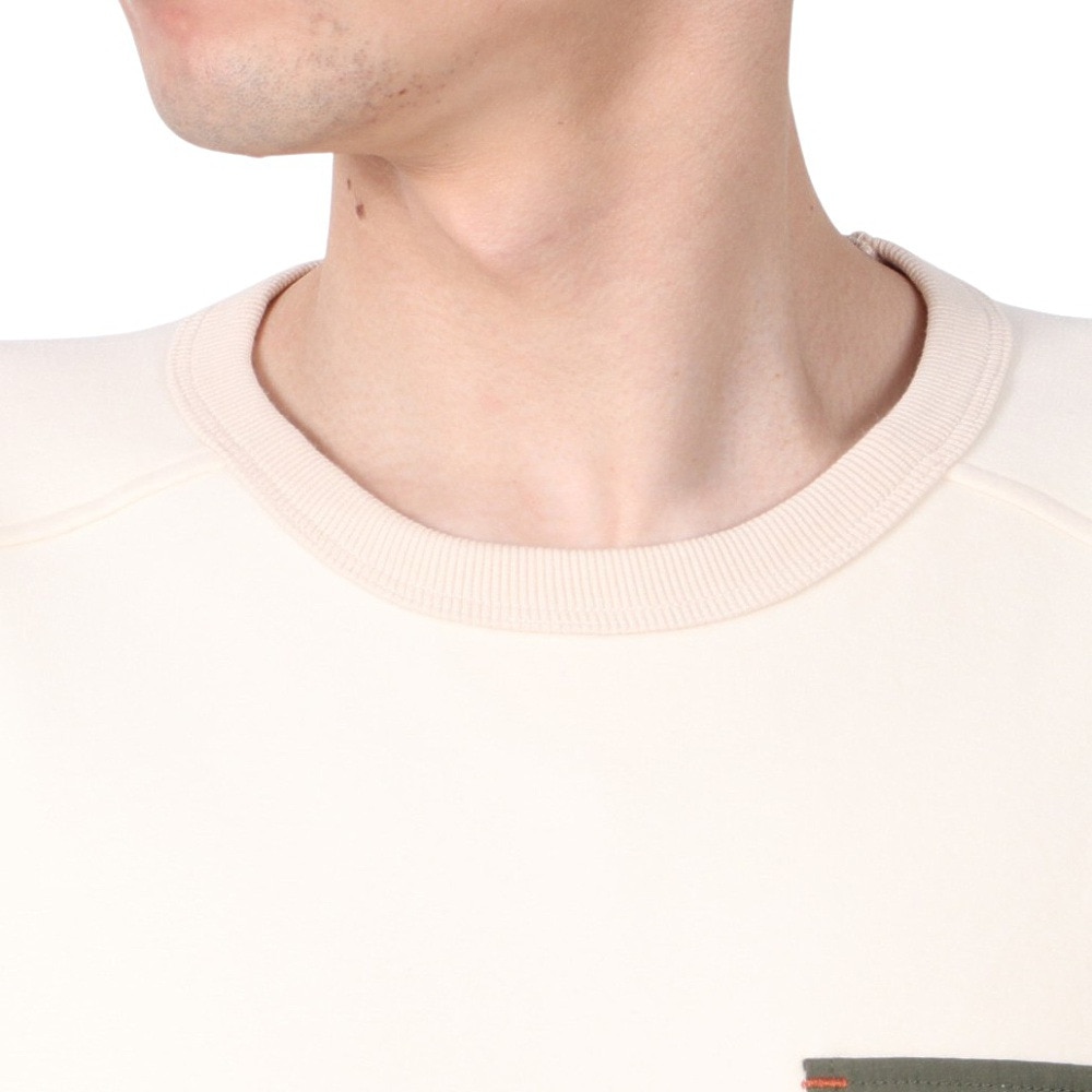 クリフメイヤー（KRIFF MAYER）（メンズ）モチノビ デザイン クルーネック 長袖Tシャツ 2417815:9:NATURAL