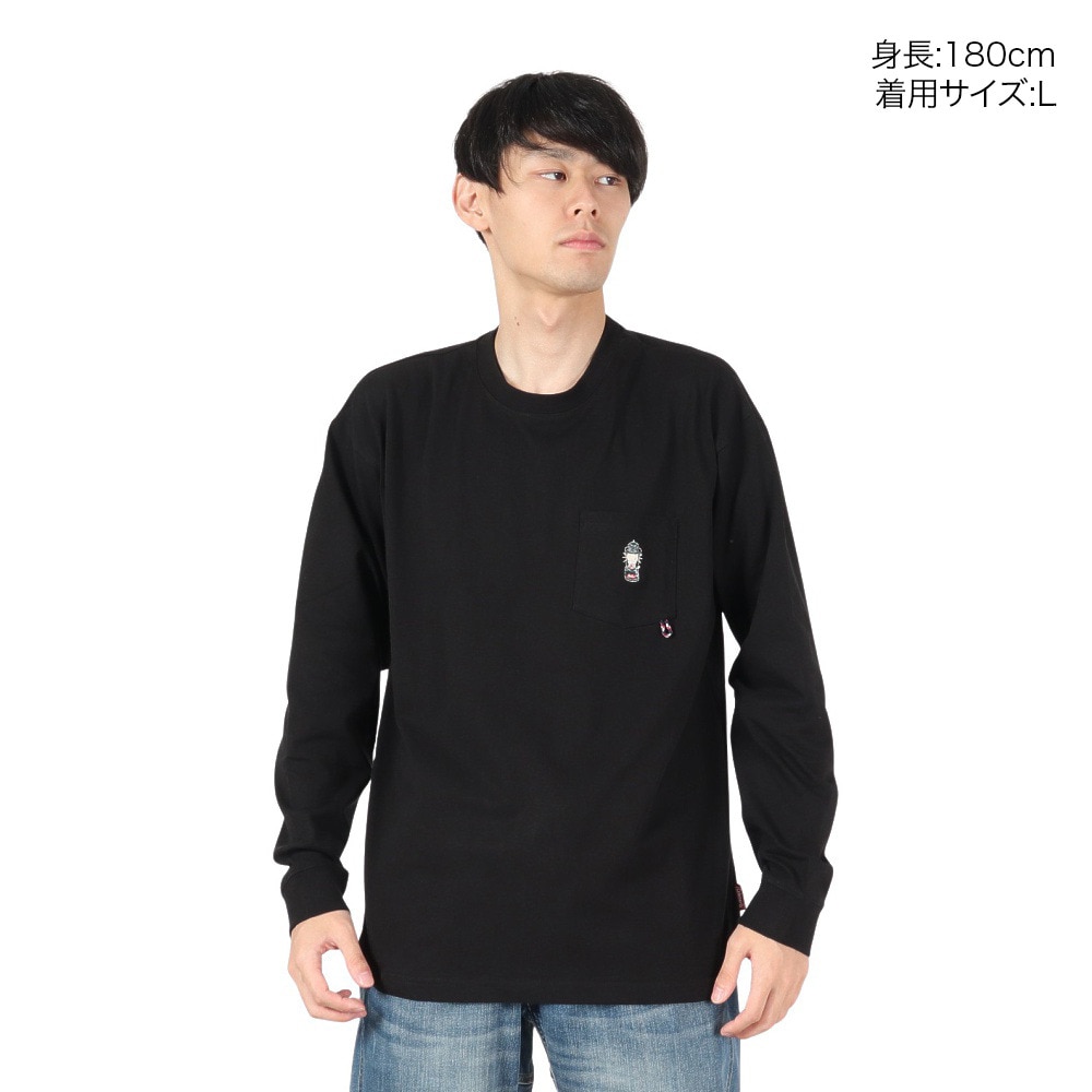 コールマン（Coleman）（メンズ）天竺 ポケット 長袖Tシャツ X5450A BLK
