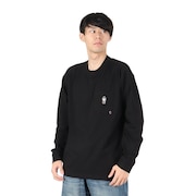 (メンズ)天竺 ポケット 長袖Tシャツ X5450A