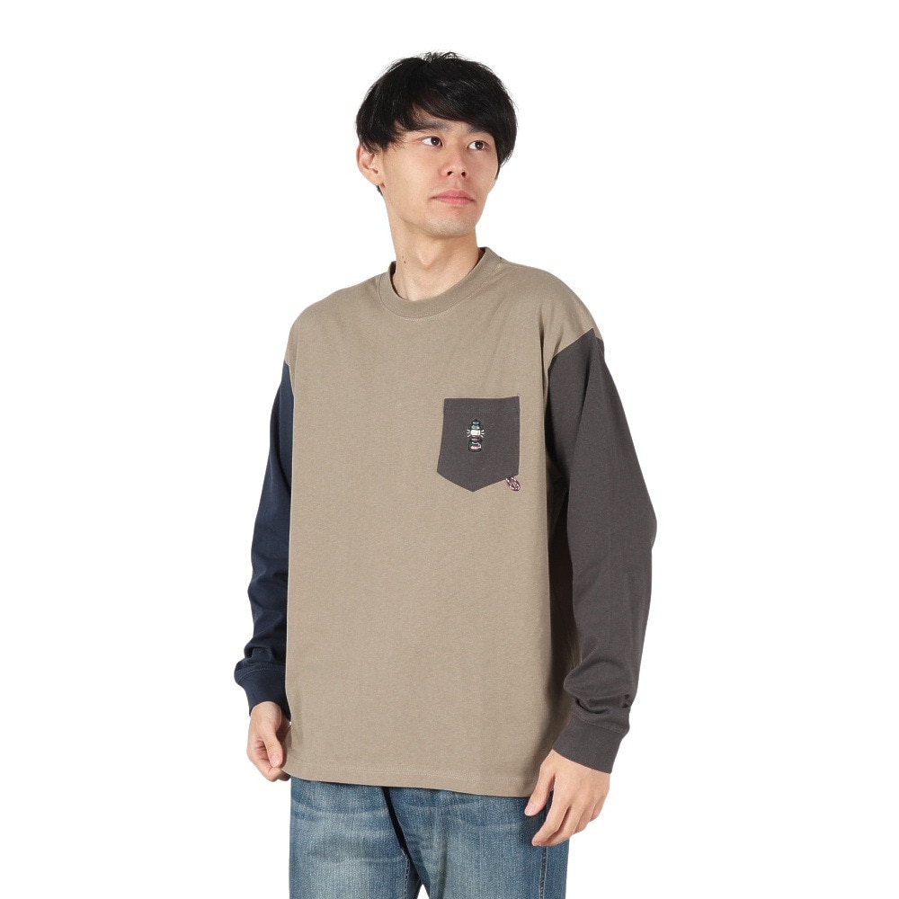 コールマン（Coleman）（メンズ）天竺 ポケット長袖Ｔシャツ X5450A CAM