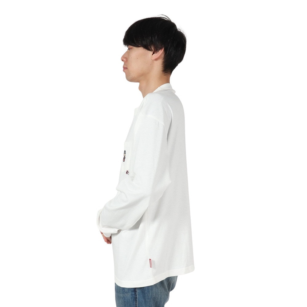 コールマン（Coleman）（メンズ）天竺 ポケット 長袖Tシャツ X5450A WHT