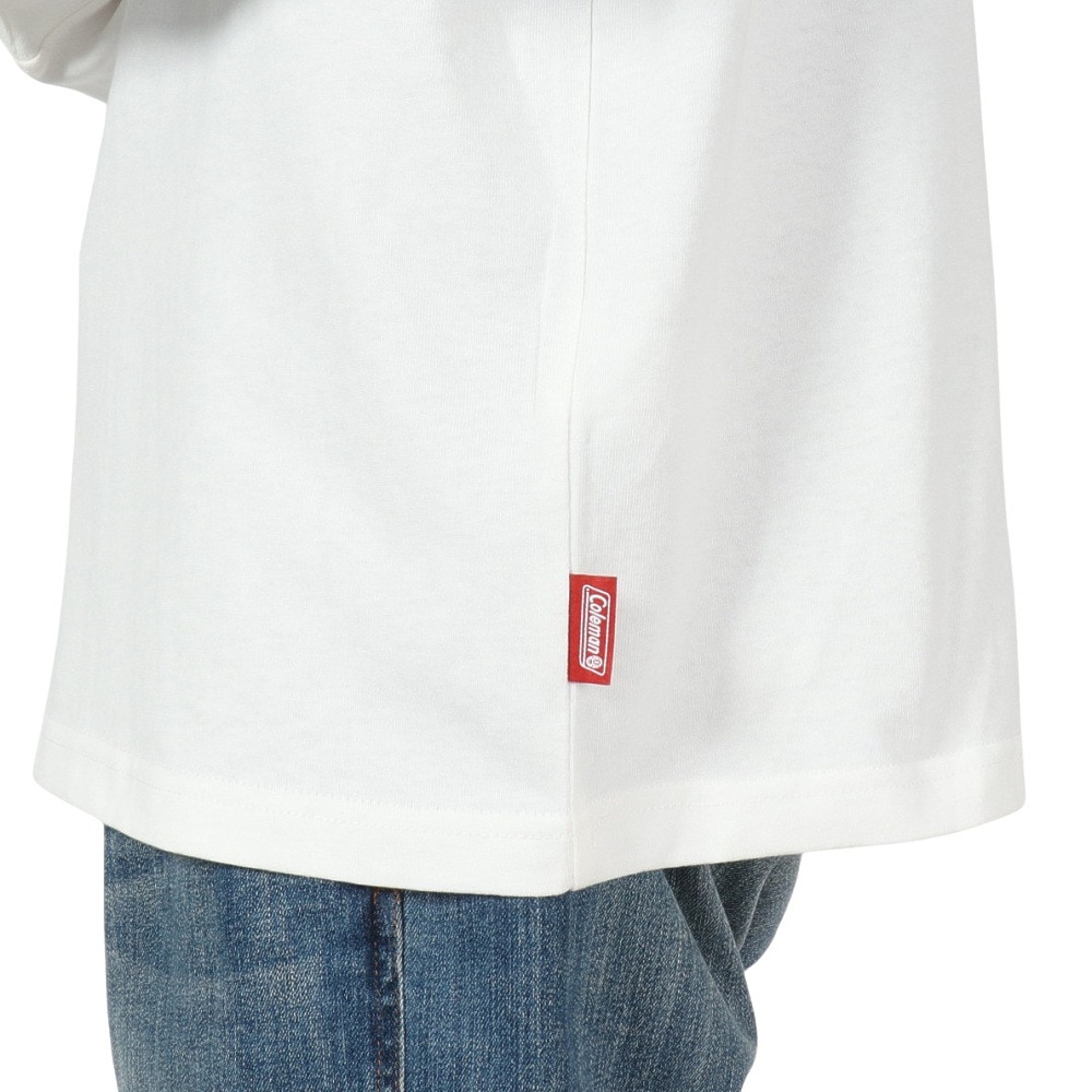 コールマン（Coleman）（メンズ）天竺 ポケット 長袖Tシャツ X5450A WHT