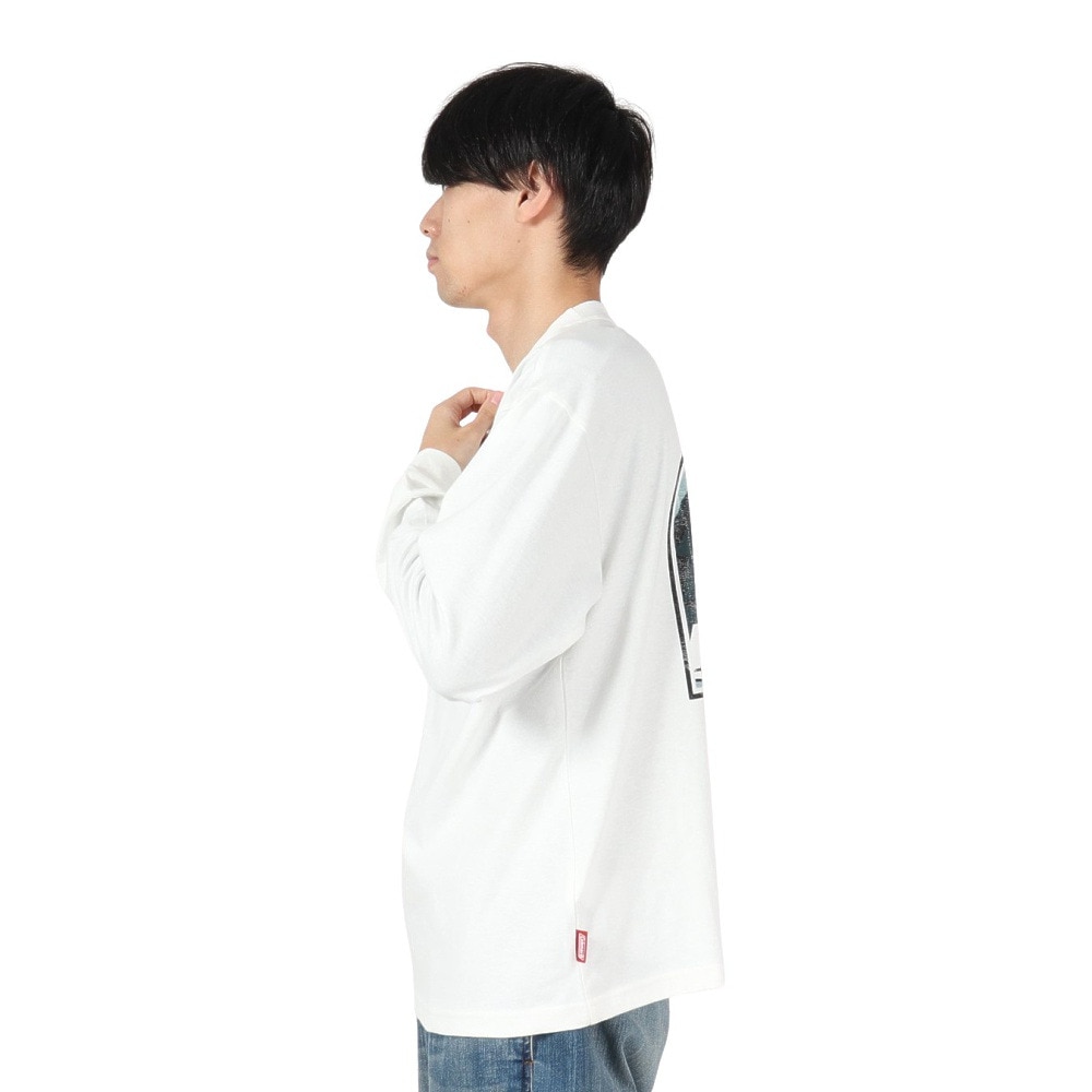 コールマン（Coleman）（メンズ）バックプリント 布帛 ポケット 長袖Tシャツ X5451A WHT