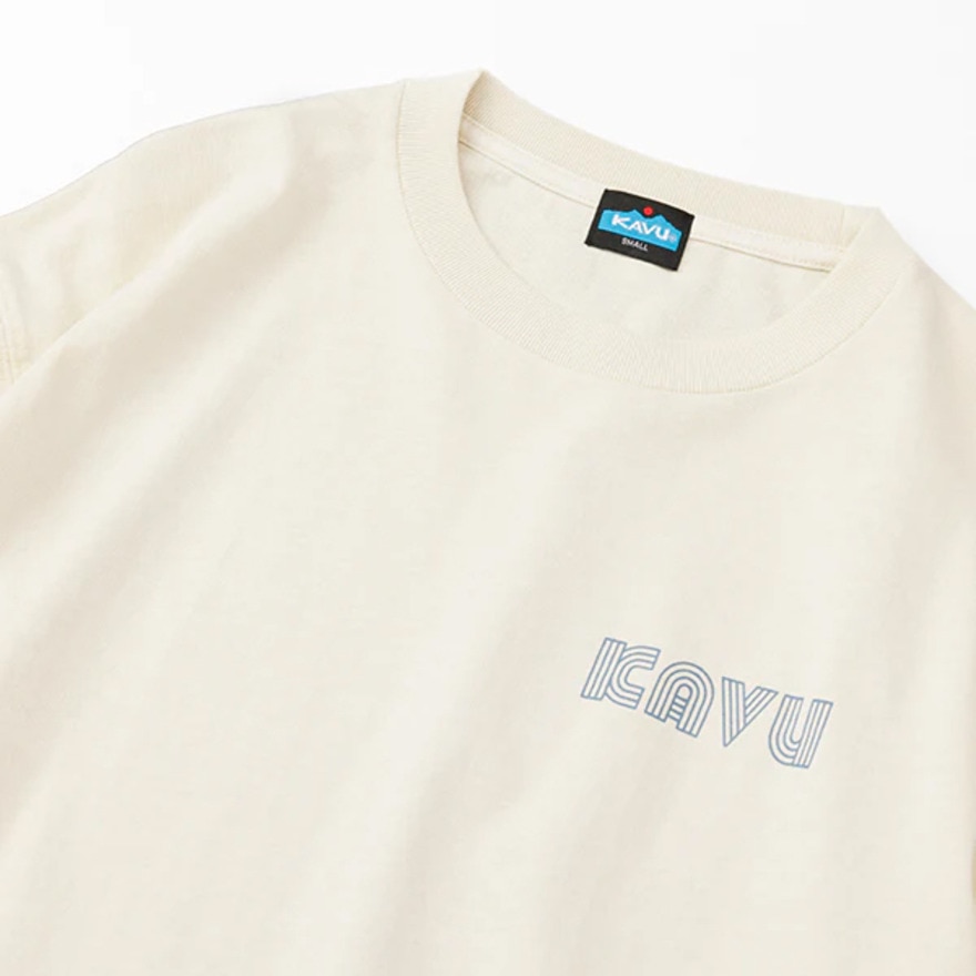 カブー（KAVU）（メンズ）ロングスリーブプリントTシャツ 19823014 アイボリー