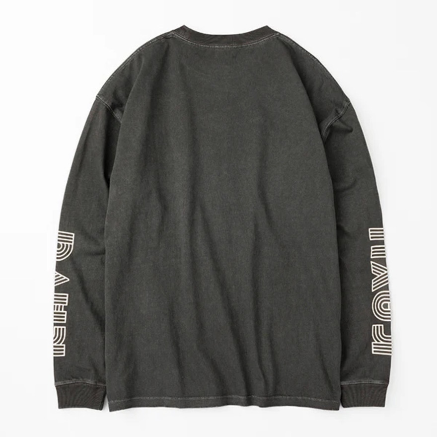 カブー（KAVU）（メンズ）ロングスリーブプリントTシャツ 19823014 ブラック