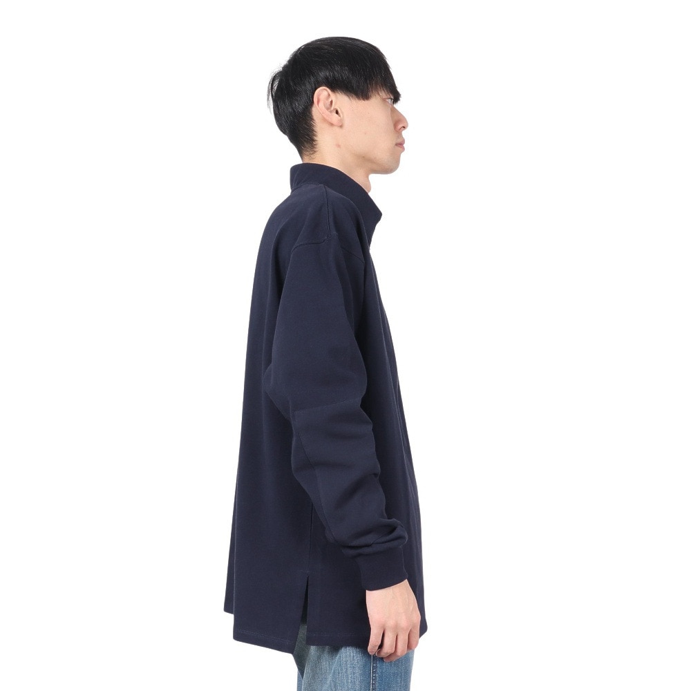 カブー（KAVU）（メンズ）ハーフジップ ヘビーウェイト ロングスリーブTシャツ 19823021