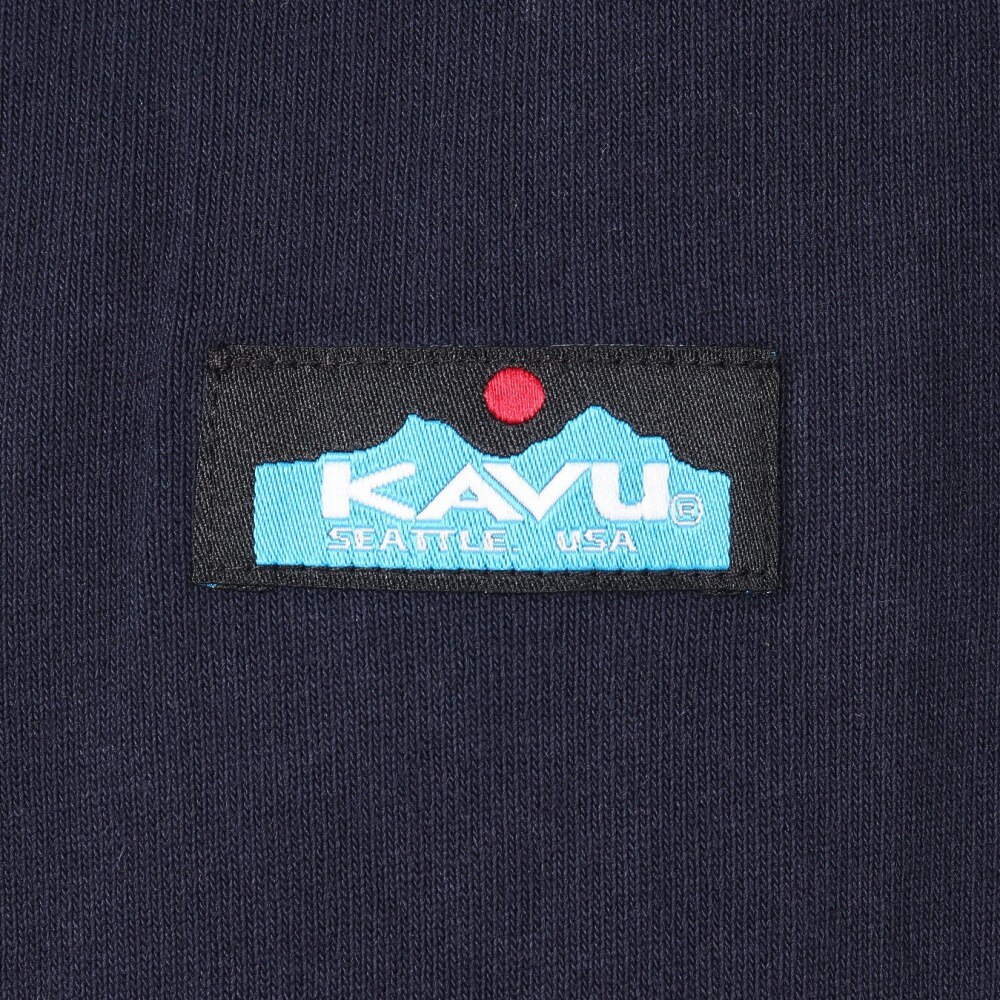 カブー（KAVU）（メンズ）ハーフジップ ヘビーウェイト ロングスリーブTシャツ 19823021