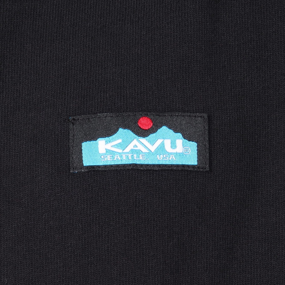カブー（KAVU）（メンズ）ハーフジップ ヘビーウェイト ロングスリーブTシャツ 19823021