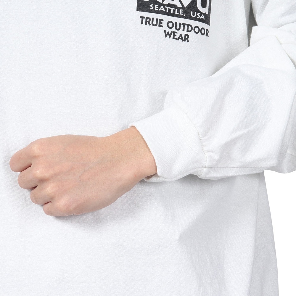 カブー（KAVU）（メンズ）トゥルーロゴ ロングスリーブ Tシャツ 19823021
