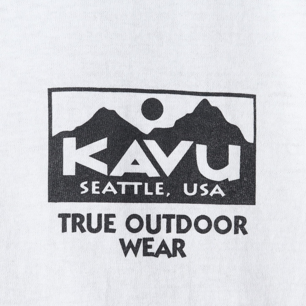 カブー（KAVU）（メンズ）トゥルーロゴ ロングスリーブ Tシャツ 19823021