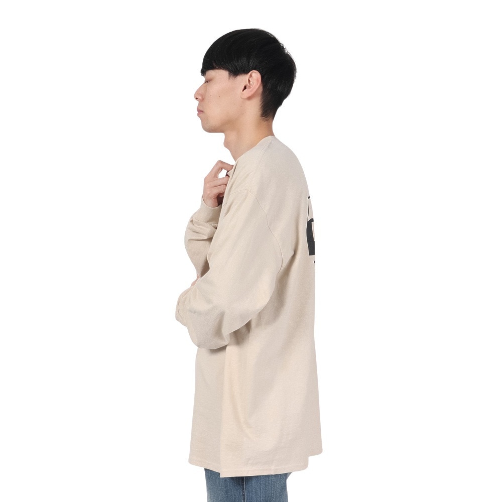 カブー（KAVU）（メンズ）トゥルーロゴ ロングスリーブTシャツ 19823029 サンド
