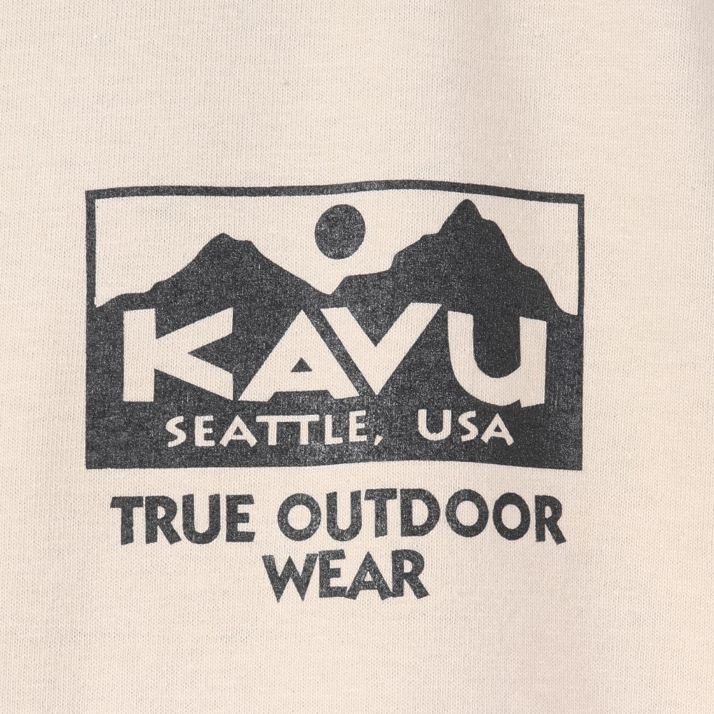 カブー（KAVU）（メンズ）トゥルーロゴ ロングスリーブTシャツ 19823029 サンド