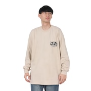 (メンズ)トゥルーロゴ ロングスリーブTシャツ 19823029 サンド