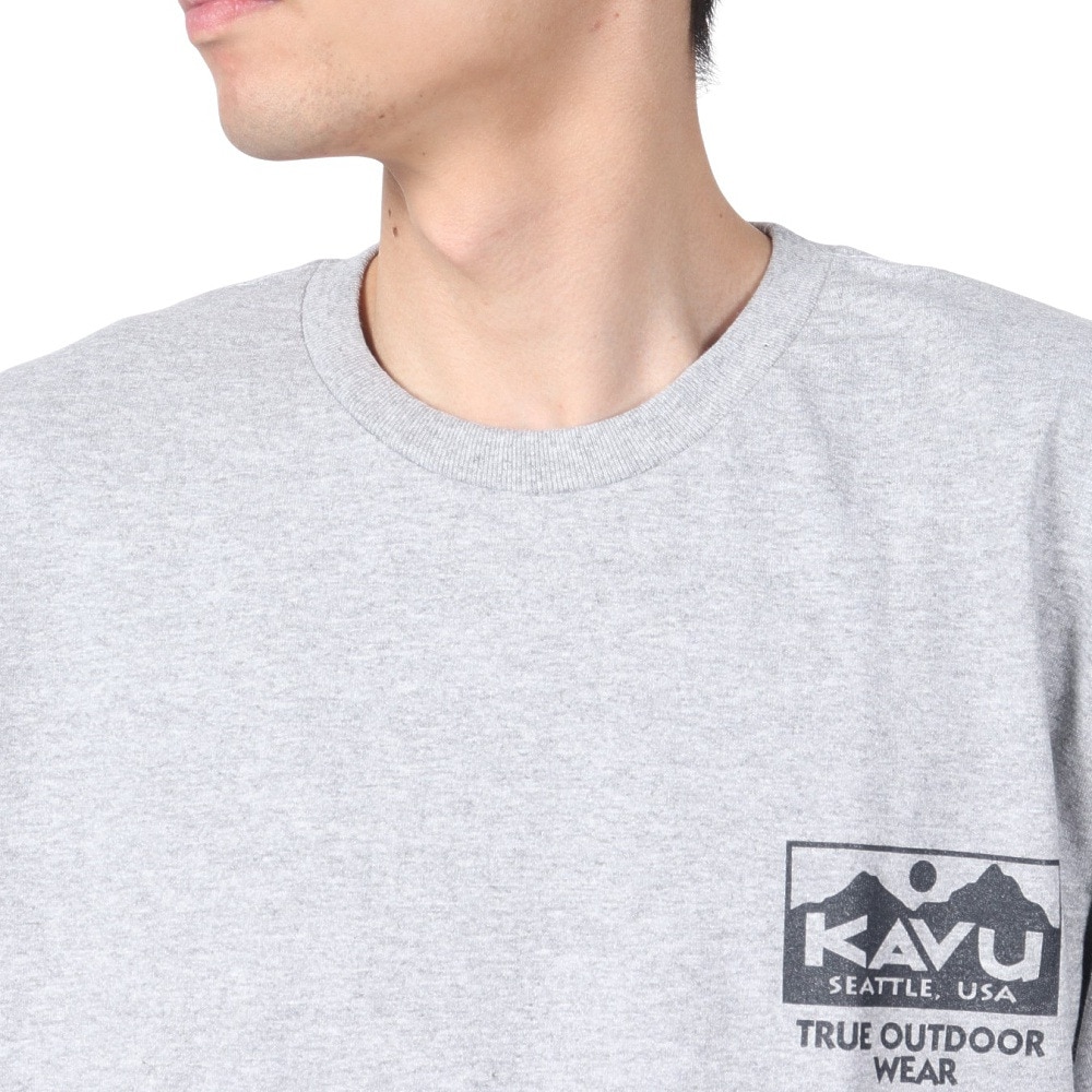 カブー（KAVU）（メンズ）トゥルーロゴ ロングスリーブ Tシャツ 19823029