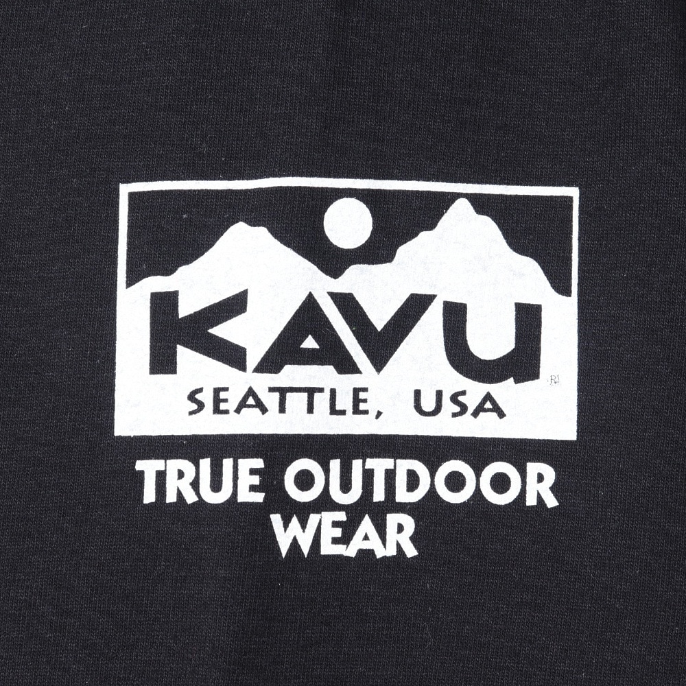 カブー（KAVU）（メンズ）トゥルーロゴ ロングスリーブTシャツ 19823029 ブラック