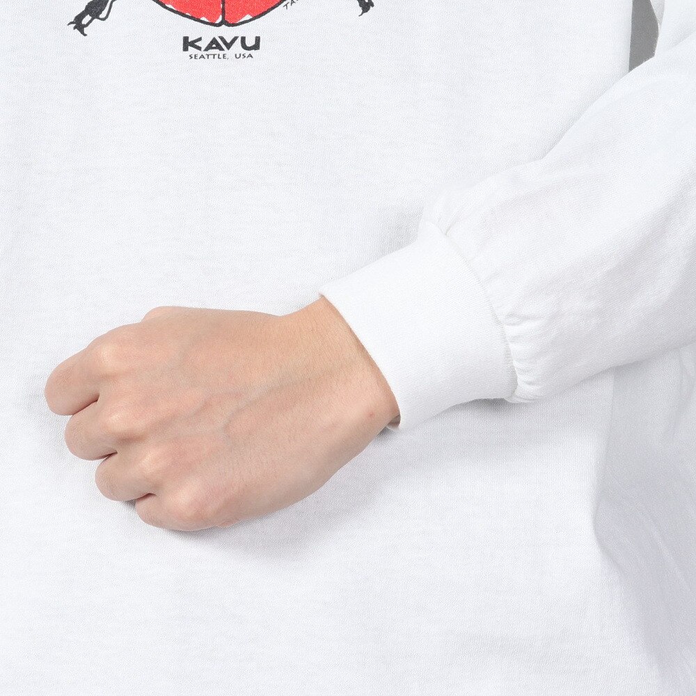 カブー（KAVU）（メンズ）レディーバグ ロングスリーブ Tシャツ 19823036 ホワイト