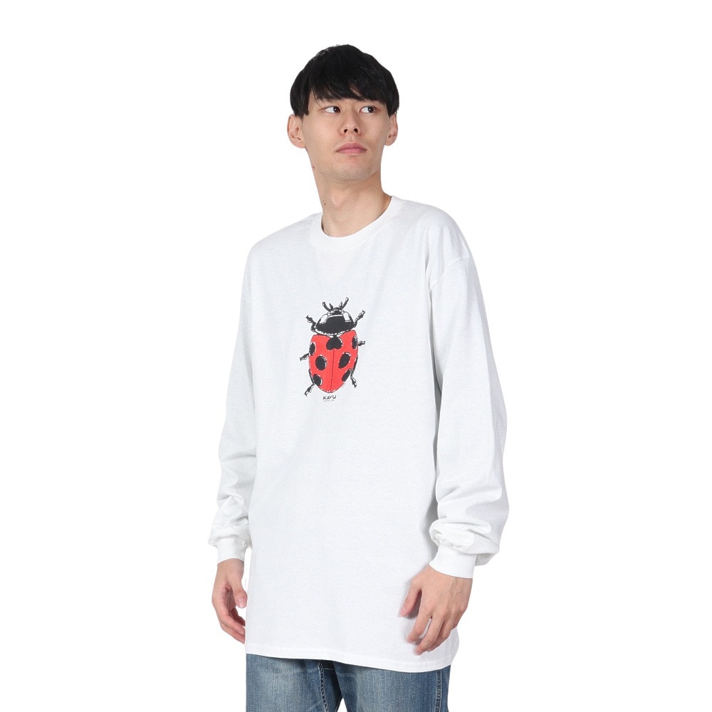 カブー（KAVU）（メンズ）レディーバグ ロングスリーブ Tシャツ 19823036 ホワイト