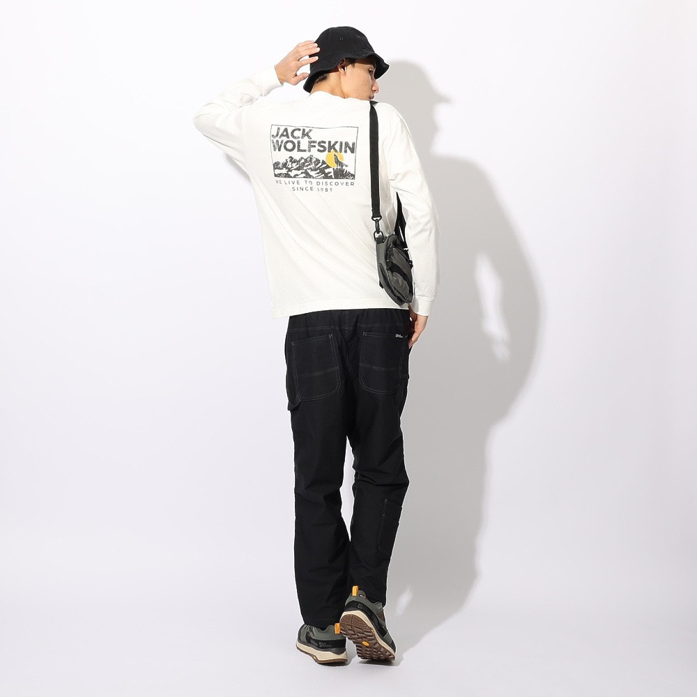 ジャックウルフスキン（JackWolfskin）（メンズ、レディース）ハウリングウルフ バックプリントTシャツ A62484-5055