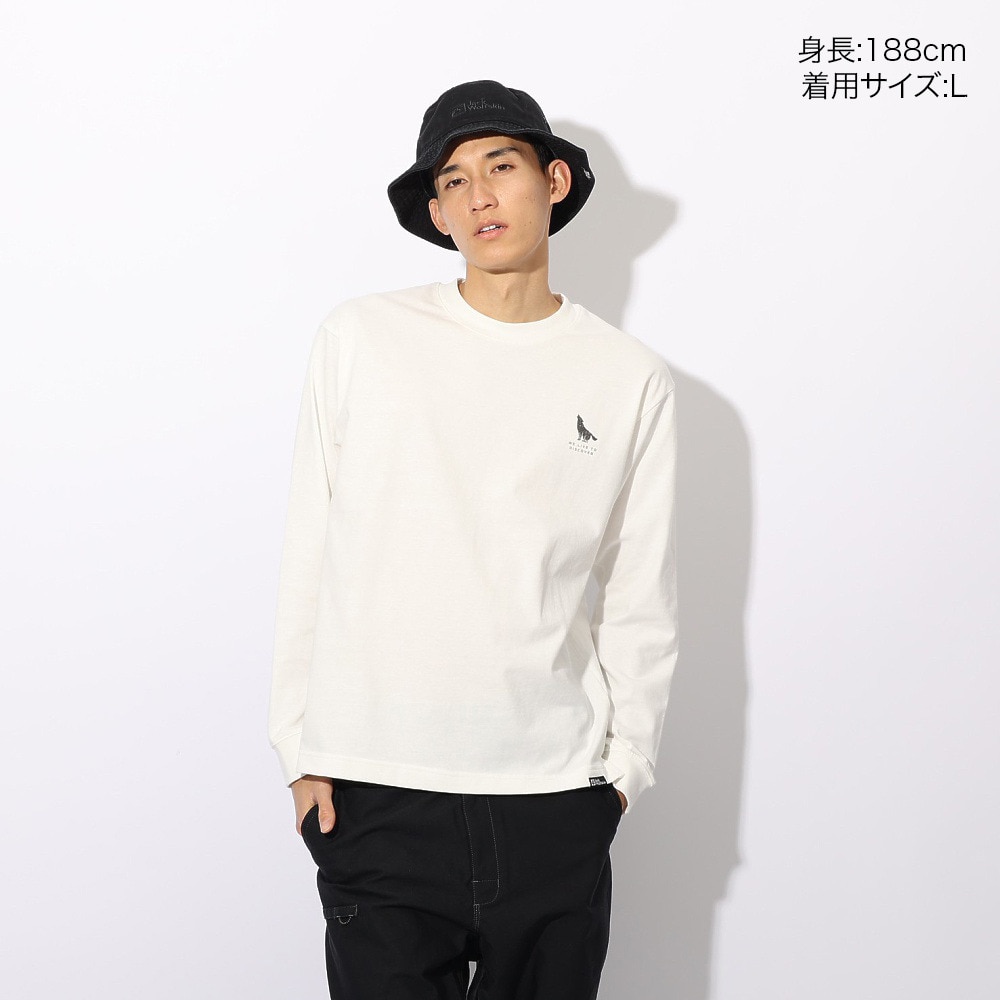 ジャックウルフスキン（JackWolfskin）（メンズ、レディース）ハウリングウルフ バックプリントTシャツ A62484-5055