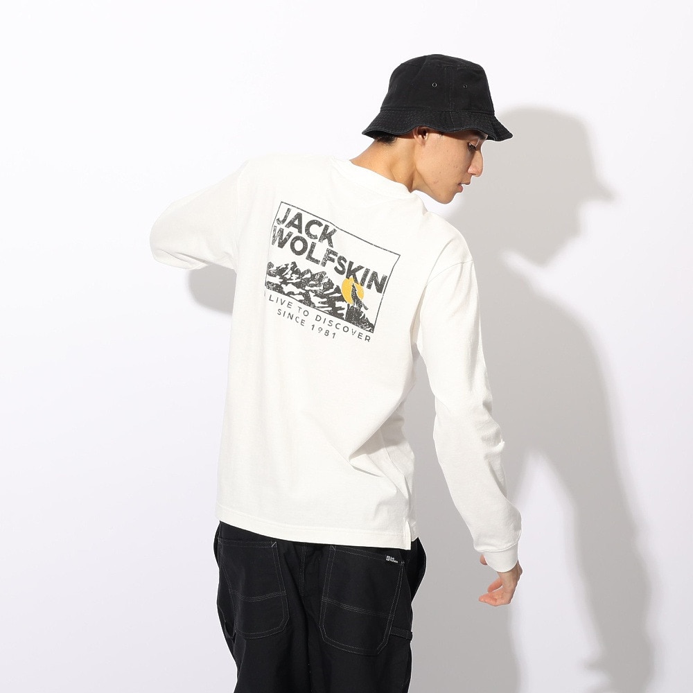 ジャックウルフスキン（JackWolfskin）（メンズ、レディース）ハウリングウルフ バックプリントTシャツ A62484-5055