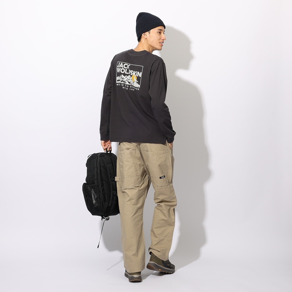 ジャックウルフスキン（JackWolfskin）（メンズ、レディース）ハウリングウルフ バックプリントTシャツ A62484-6350