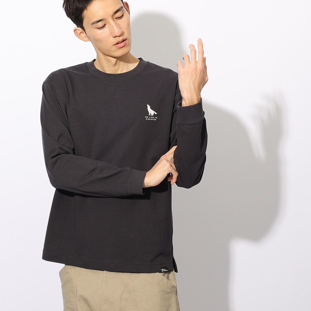 ジャックウルフスキン（JackWolfskin）（メンズ、レディース）ハウリングウルフ バックプリントTシャツ A62484-6350