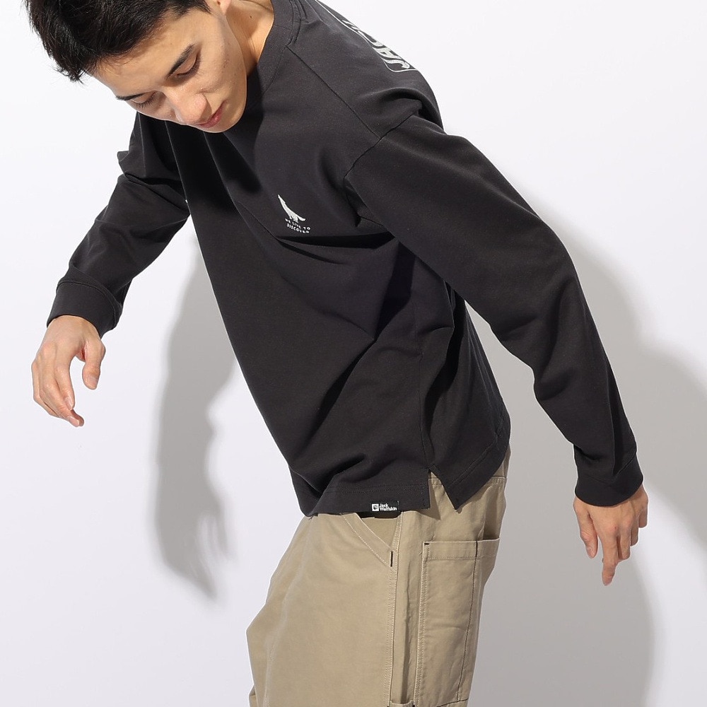 ジャックウルフスキン（JackWolfskin）（メンズ、レディース）ハウリングウルフ バックプリントTシャツ A62484-6350
