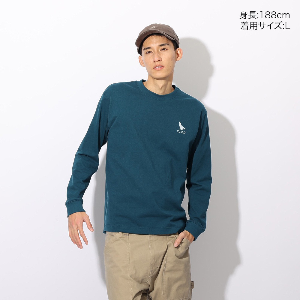 ジャックウルフスキン（JackWolfskin）（メンズ、レディース）ハウリングウルフ バックプリントTシャツ A62484-C0410