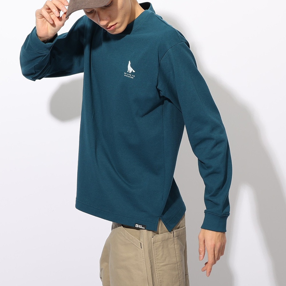 ジャックウルフスキン（JackWolfskin）（メンズ、レディース）ハウリングウルフ バックプリントTシャツ A62484-C0410