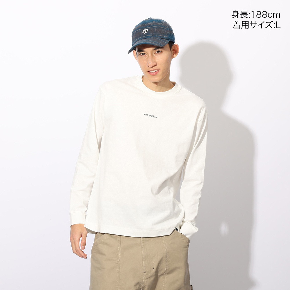 ジャックウルフスキン（JackWolfskin）（メンズ、レディース）ミニロゴ ロングスリーブ Tシャツ A63037-5055