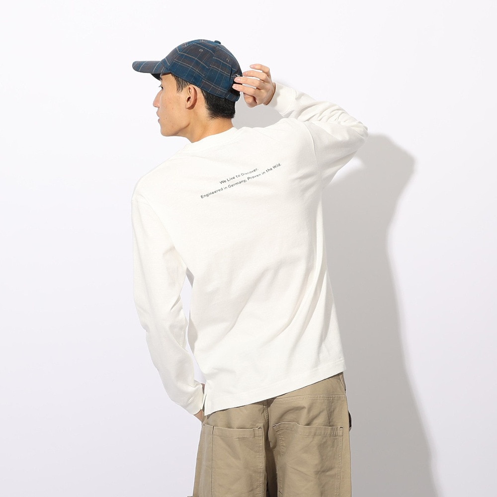 ジャックウルフスキン（JackWolfskin）（メンズ、レディース）ミニロゴ ロングスリーブ Tシャツ A63037-5055