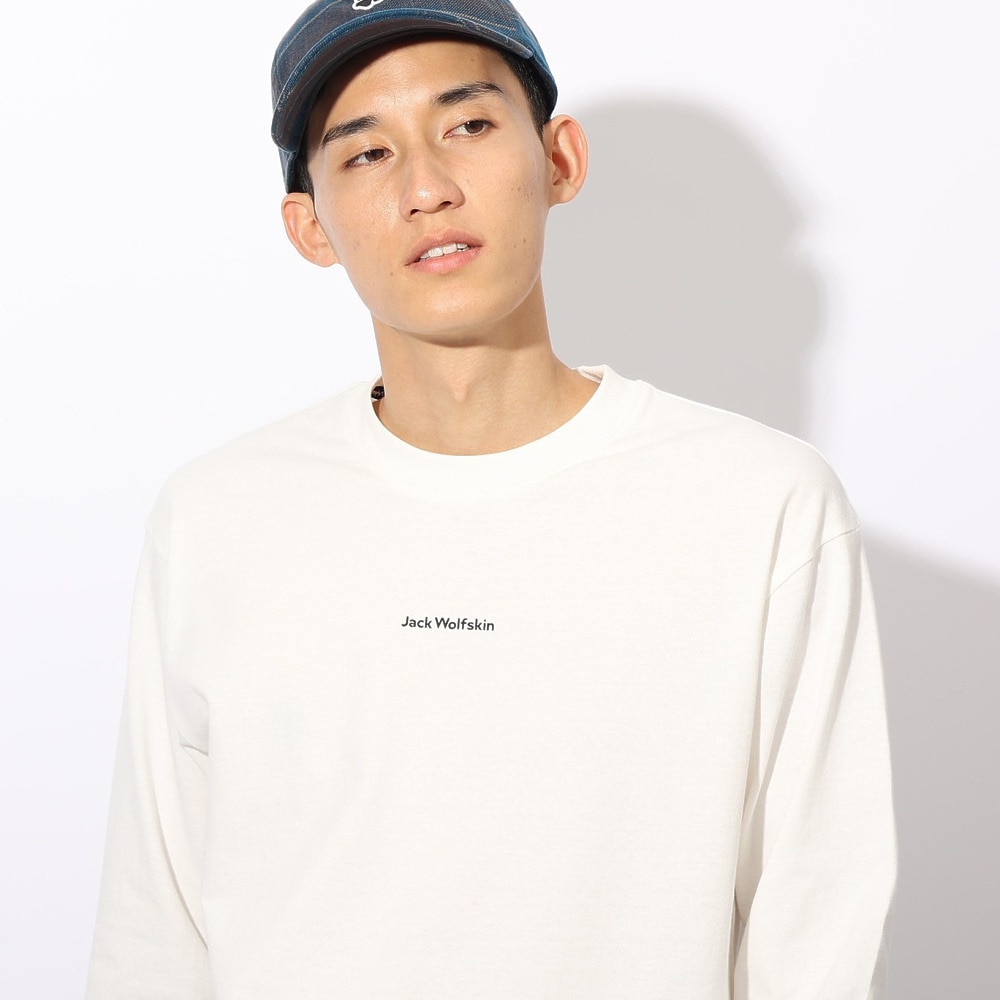 ジャックウルフスキン（JackWolfskin）（メンズ、レディース）ミニロゴ ロングスリーブ Tシャツ A63037-5055