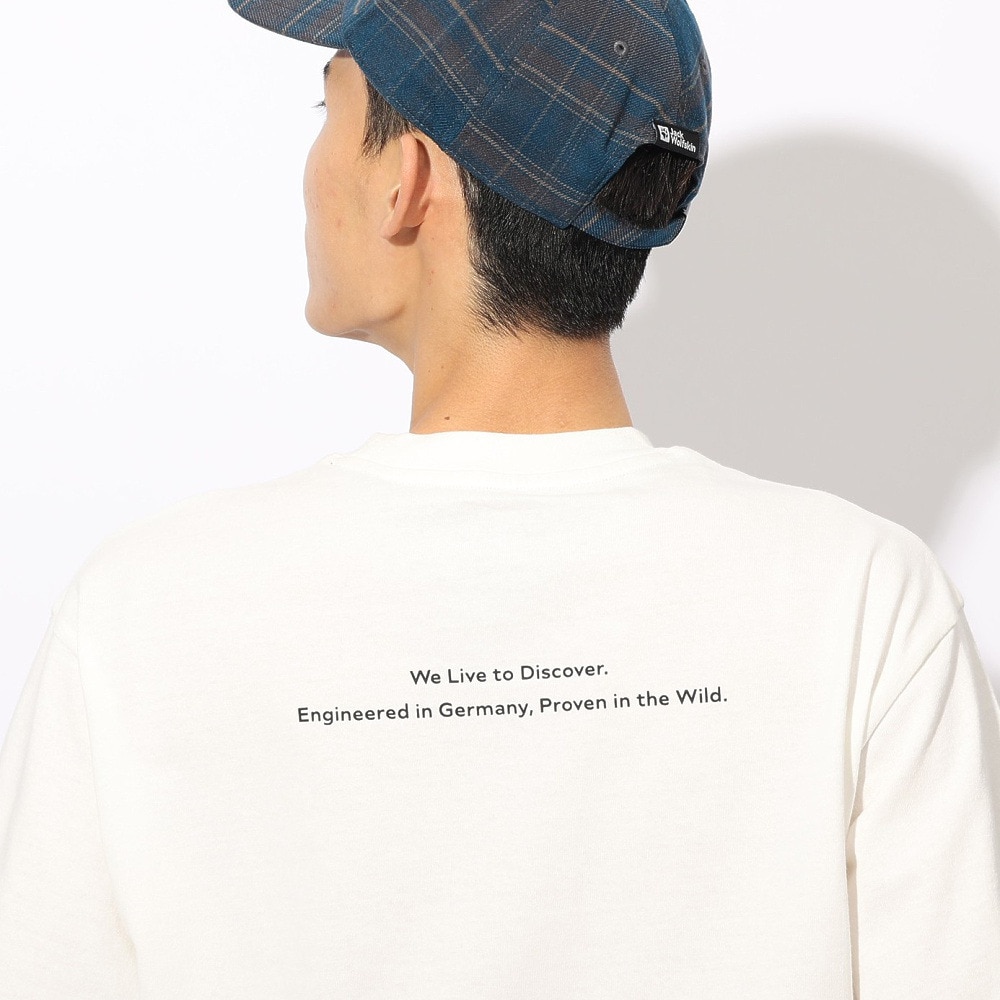 ジャックウルフスキン（JackWolfskin）（メンズ、レディース）ミニロゴ ロングスリーブ Tシャツ A63037-5055