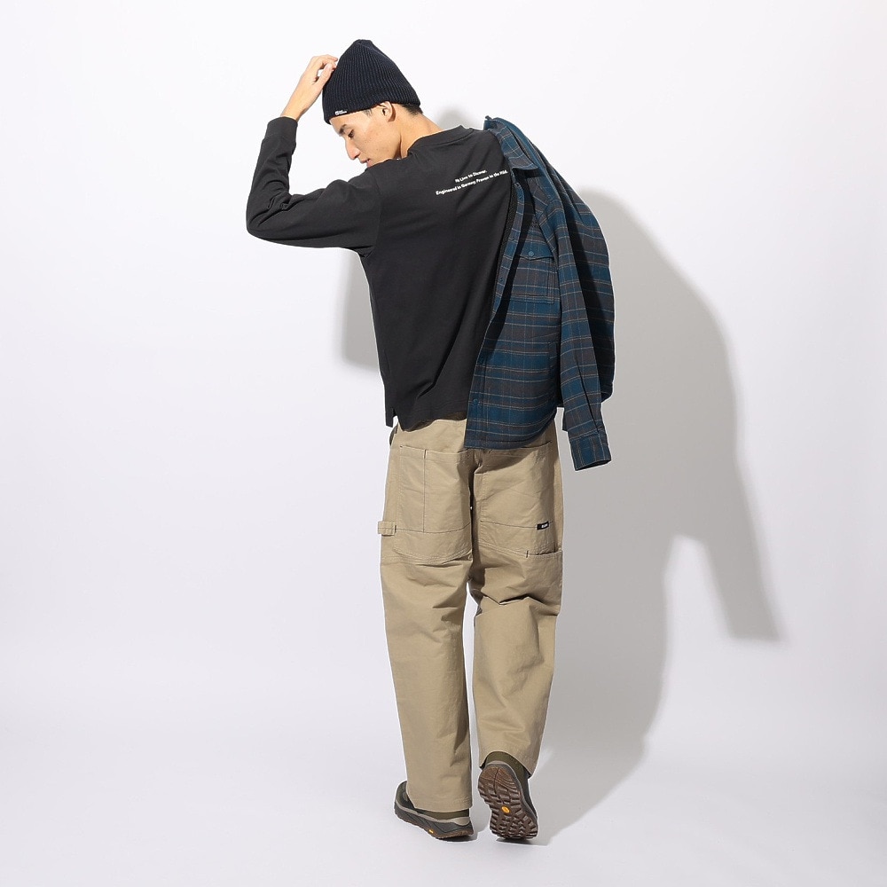 ジャックウルフスキン（JackWolfskin）（メンズ、レディース）ミニロゴ ロングスリーブ Tシャツ A63037-6000
