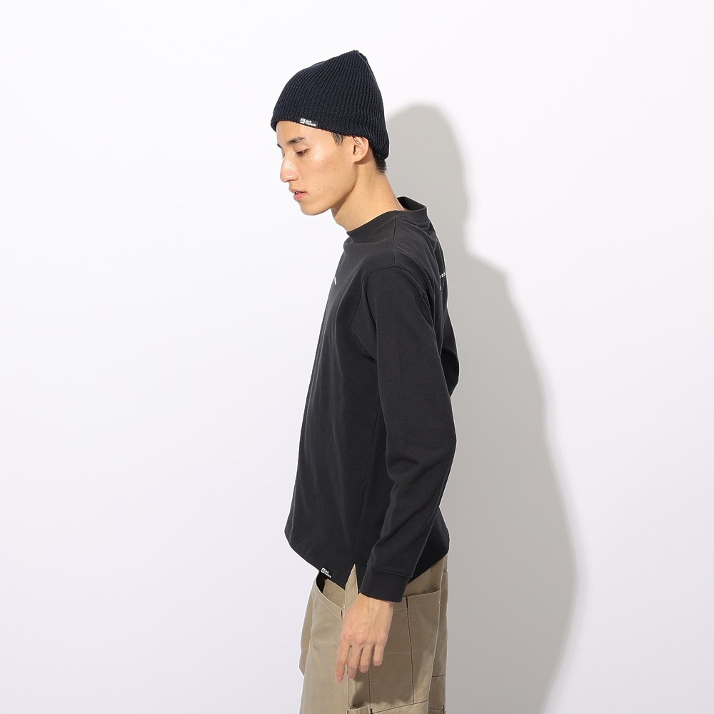 ジャックウルフスキン（JackWolfskin）（メンズ、レディース）ミニロゴ ロングスリーブ Tシャツ A63037-6000