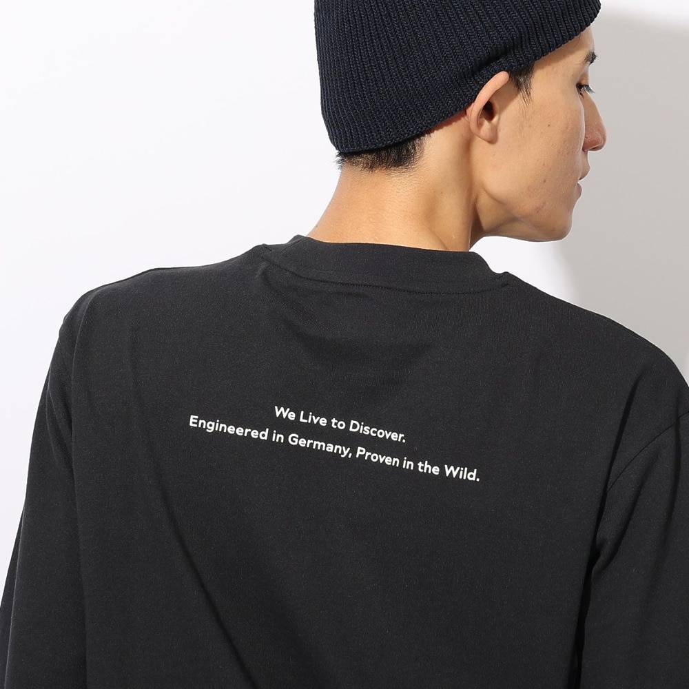 ジャックウルフスキン（JackWolfskin）（メンズ、レディース）ミニロゴ ロングスリーブ Tシャツ A63037-6000