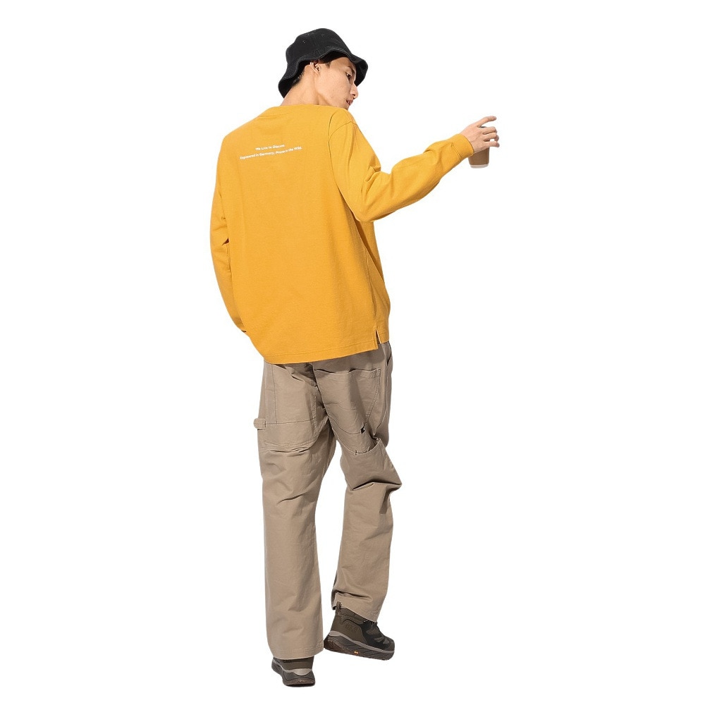 ジャックウルフスキン（JackWolfskin）（メンズ、レディース）ミニロゴ ロングスリーブ Tシャツ A63037-M0042