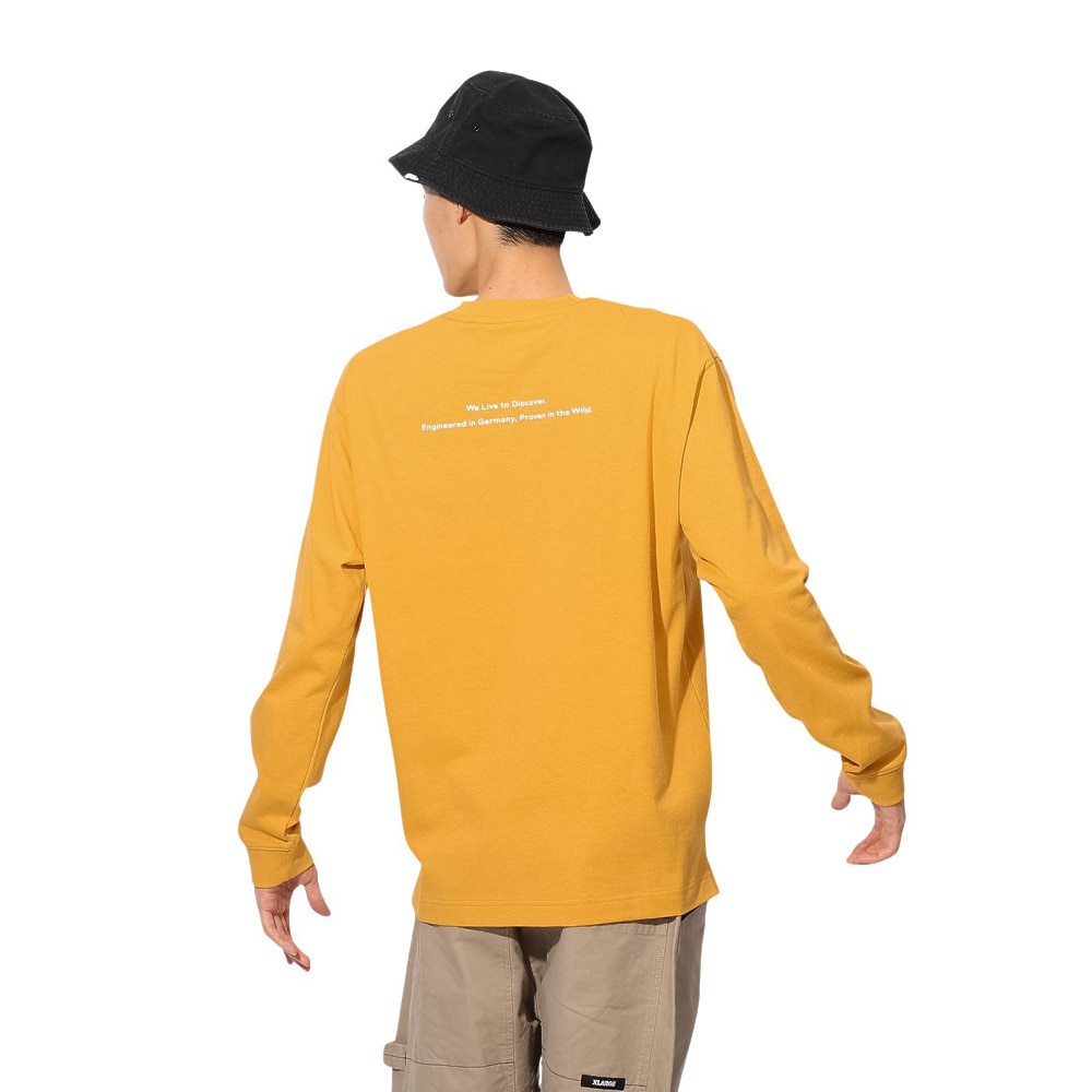 ジャックウルフスキン（JackWolfskin）（メンズ、レディース）ミニロゴ ロングスリーブ Tシャツ A63037-M0042