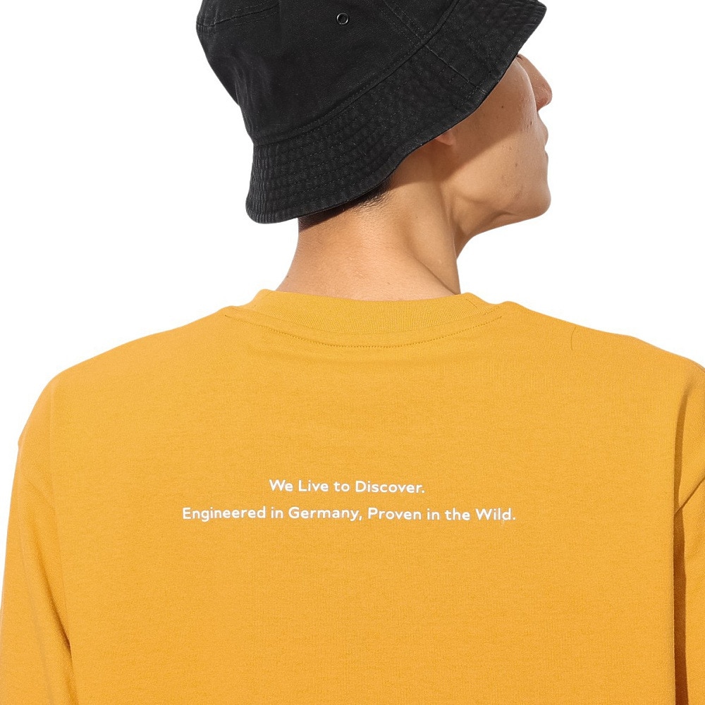 ジャックウルフスキン（JackWolfskin）（メンズ、レディース）ミニロゴ ロングスリーブ Tシャツ A63037-M0042
