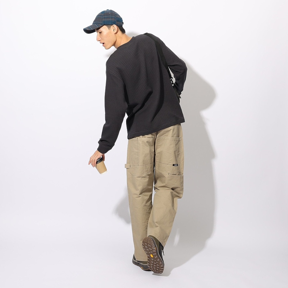 ジャックウルフスキン（JackWolfskin）（メンズ）ワッフルヘンリー ロングスリーブTシャツ A63213-6350