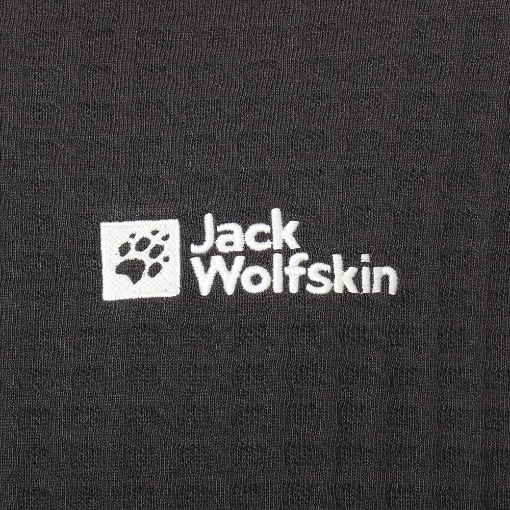 ジャックウルフスキン（JackWolfskin）（メンズ）ワッフルヘンリー ロングスリーブTシャツ A63213-6350