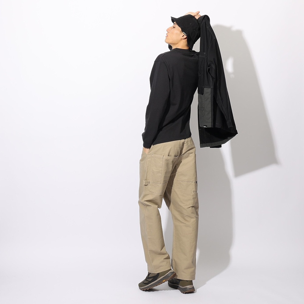ジャックウルフスキン（JackWolfskin）（メンズ、レディース）ウルフプリント ロングスリーブTシャツ A63977-6000