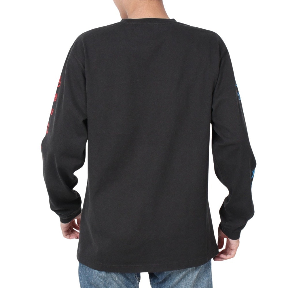 ゴースローキャラバン（GOSLOWCARAVAN）（メンズ）超ヘビーUSAコットン 銭湯温泉 ロングスリーブTシャツ 332804 BLK