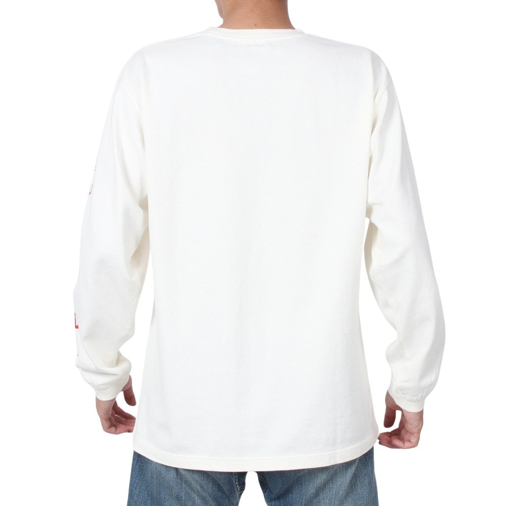 ゴースローキャラバン（GOSLOWCARAVAN）（メンズ）超ヘビーUSAコットン 銭湯温泉 ロングスリーブTシャツ 332804 WHT
