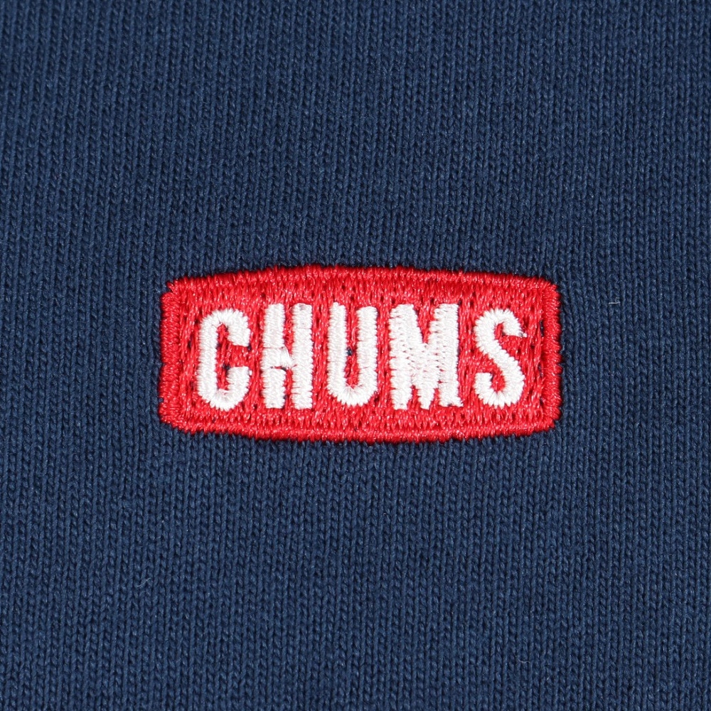 チャムス（CHUMS）（メンズ）長袖Tシャツ ロンT ブービーロゴTシャツ CH01-2275-C087 ネイビー×パープル バックプリント 綿100