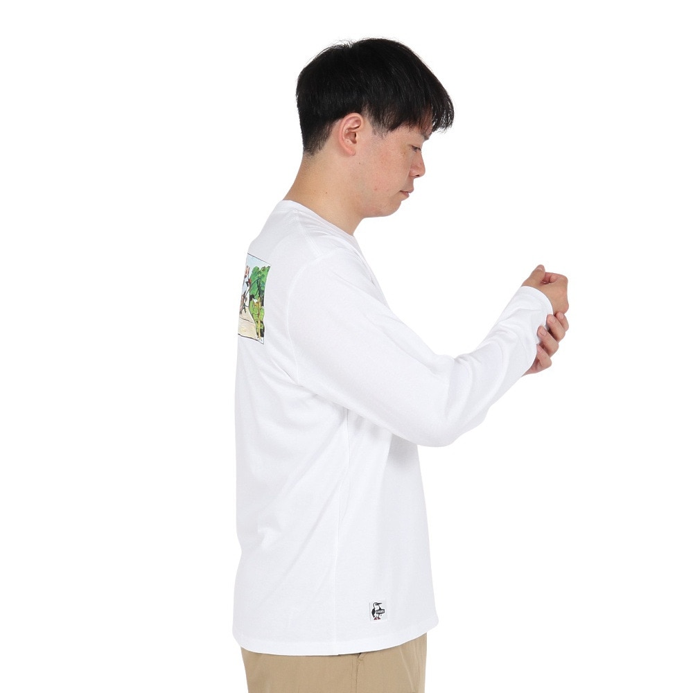 チャムス（CHUMS）（メンズ）アンチバグブレックファーストロングスリーブTシャツ CH01-2506-W001