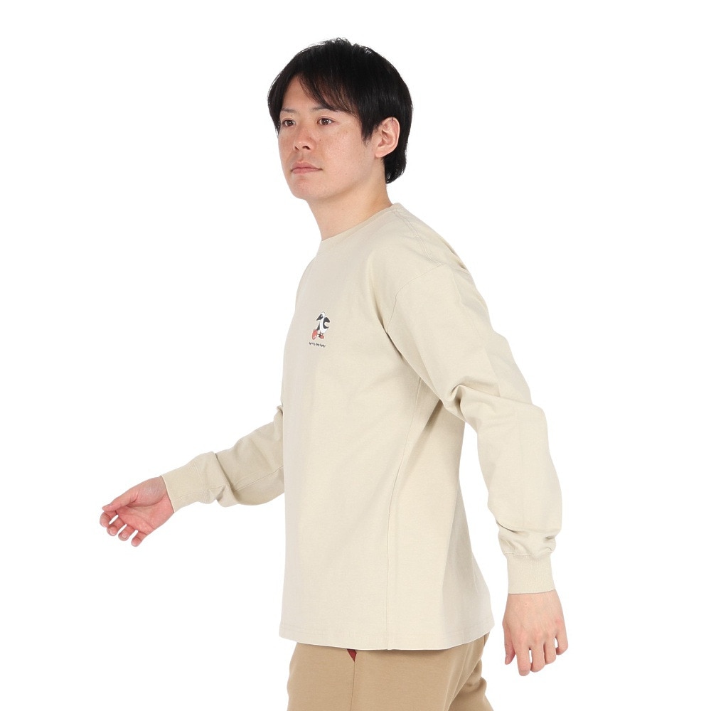 チャムス（CHUMS）（メンズ）長袖Tシャツ チャムスボウル ロングスリーブTシャツ CH01-2514-G057 グレー バックプリント 耐久性