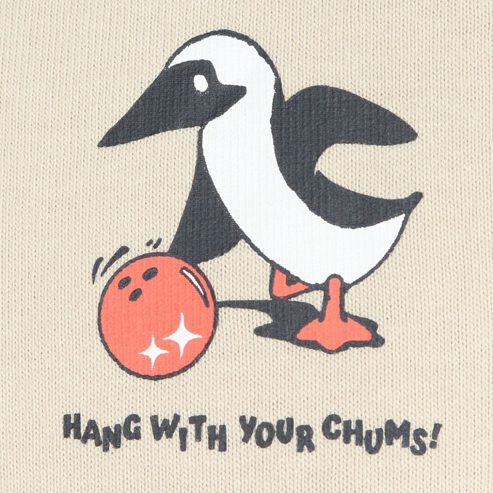 チャムス（CHUMS）（メンズ）長袖Tシャツ チャムスボウル ロングスリーブTシャツ CH01-2514-G057 グレー バックプリント 耐久性
